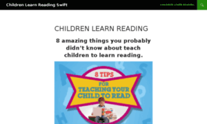 Childrenlearningreadingswift.com thumbnail