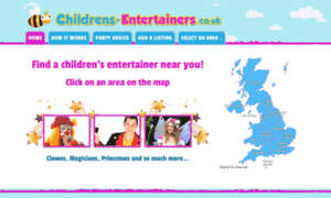 Childrens-entertainers.co.uk thumbnail