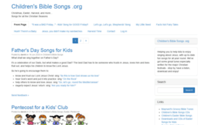 Childrensbiblesongs.org thumbnail