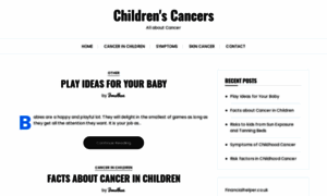 Childrenscancerassociation.org thumbnail