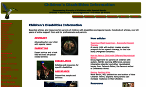 Childrensdisabilities.info thumbnail