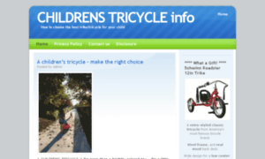 Childrenstricycle.net thumbnail