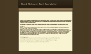 Childrenstrust.org thumbnail