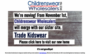 Childrenswearwholesalers.com thumbnail