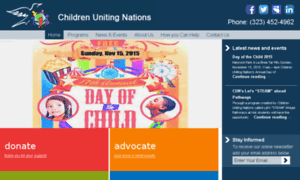 Childrenunitingnations.org thumbnail