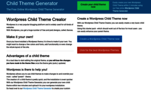 Childtheme-generator.com thumbnail