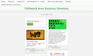 Chilliwackareabusinessdirectory.com thumbnail