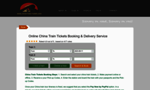 China-train-ticket.com thumbnail