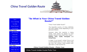 China-travel-golden-route.com thumbnail