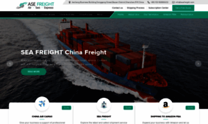 Chinaasefreight.com thumbnail