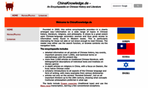 Chinaknowledge.de thumbnail