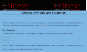 Chinese-symbols-and-meanings.com thumbnail