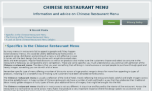 Chineserestaurantmenu.org thumbnail