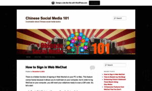 Chinesesocialmedia101.wordpress.com thumbnail