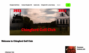 Chingfordgolfclub.org.uk thumbnail