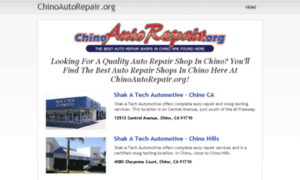 Chinoautorepair.org thumbnail