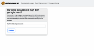Chipnummer.nl thumbnail