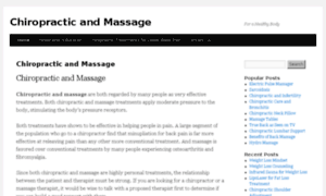 Chiropracticandmassage.org thumbnail