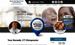 Chiropractornorwalkct.com thumbnail