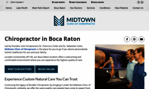 Chiropractorsbocaraton.com thumbnail