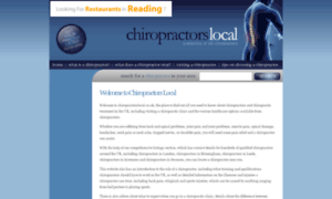 Chiropractorslocal.co.uk thumbnail