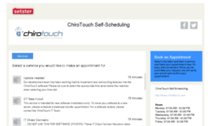 Chirotouch.setster.com thumbnail