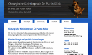 Chirurgische-kleintierpraxis.de thumbnail