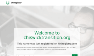 Chiswicktransition.org thumbnail