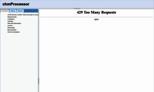 Chmprocessor.sourceforge.net thumbnail