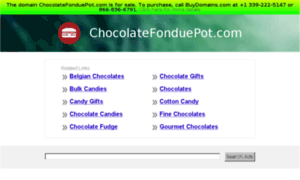 Chocolatefonduepot.com thumbnail