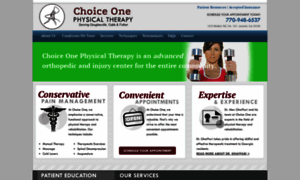 Choiceonephysicaltherapy.com thumbnail