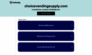 Choicevendingsupply.com thumbnail