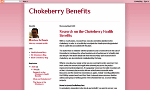 Chokeberrybenefits.blogspot.com thumbnail