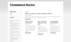 Cholesterol-doctor.com thumbnail