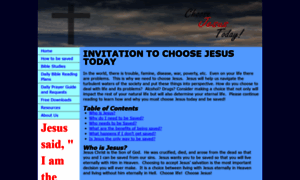 Choosejesustoday.com thumbnail