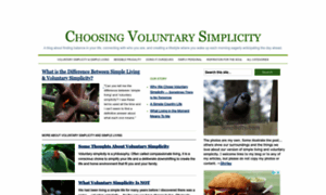 Choosingvoluntarysimplicity.com thumbnail