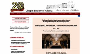 Chopinatlanta.org thumbnail