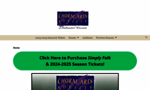 Choralartsonline.org thumbnail