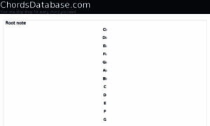 Chordsdatabase.com thumbnail