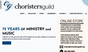 Choristersguild.org thumbnail