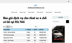 Chothuexe4chohanoi.com thumbnail