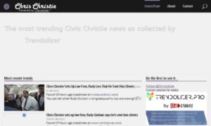 Chrischristie.trendolizer.com thumbnail