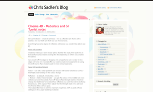 Chrisdsadler.wordpress.com thumbnail