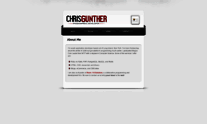 Chrisgunther.net thumbnail