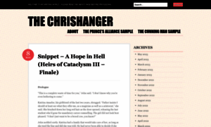 Chrishanger.wordpress.com thumbnail