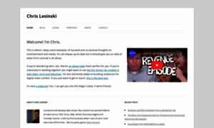 Chrislesinski.com thumbnail