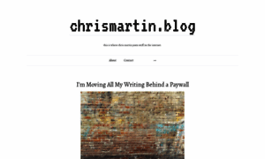 Chrismartin.blog thumbnail