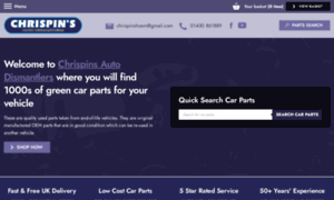 Chrispinscarspares.co.uk thumbnail