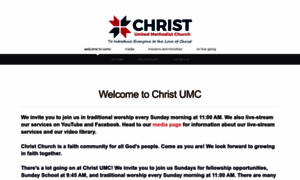 Christ-umc.com thumbnail