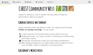 Christcommunitywest.org.au thumbnail